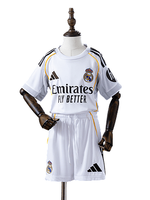 Real Madrid - Kit Criança Principal 25/26