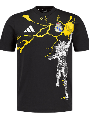 Real Madrid - Camisola Edição Marvel Preta 25/26