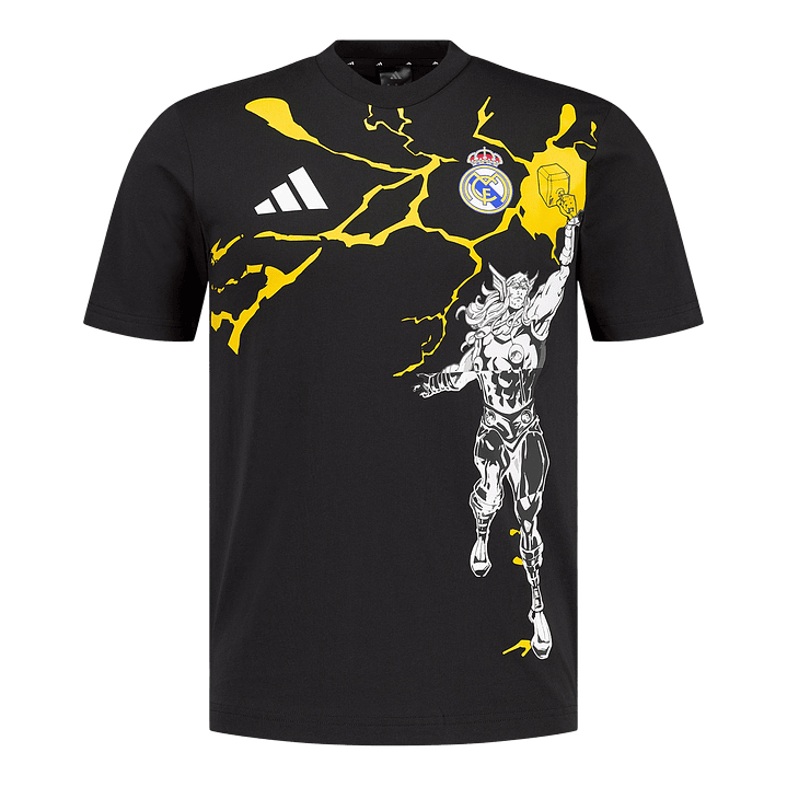 Real Madrid - Camisola Edição Marvel Preta 25/26 1