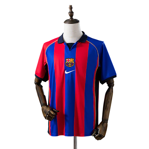 Barcelona - Camisola Principal 01/02 Retro