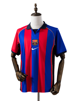 Barcelona - Camisola Principal 01/02 Retro