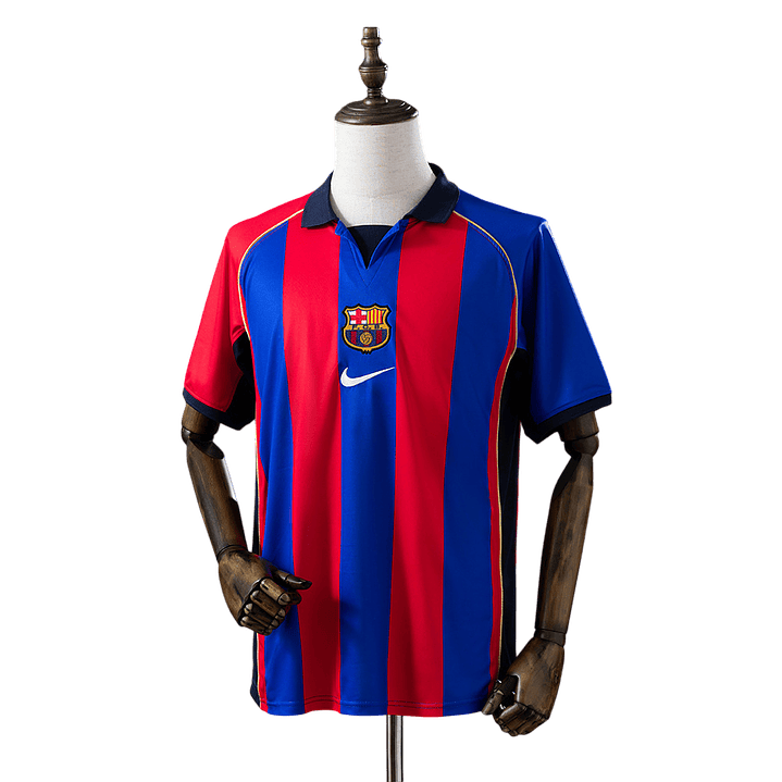 Barcelona - Camisola Principal 01/02 Retro 1