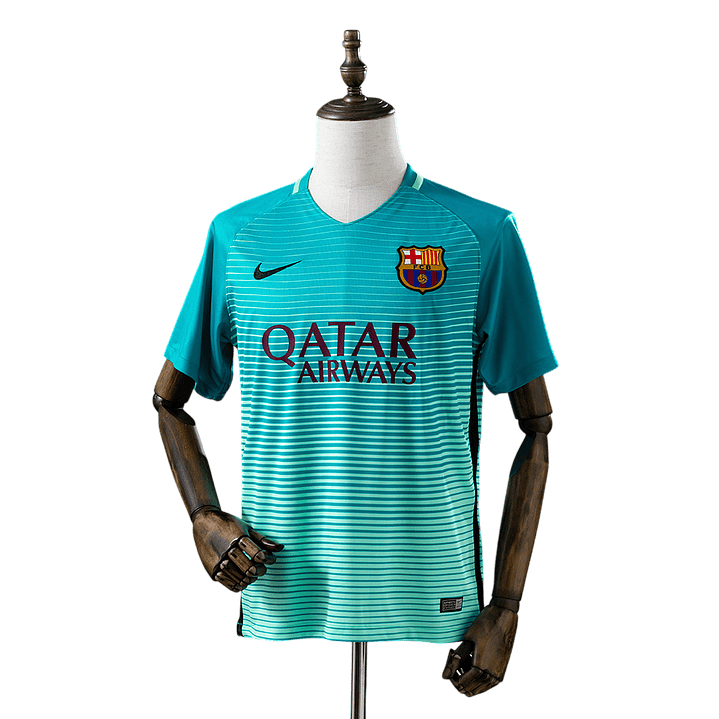 Barcelona - Camisola Alternativa 16/17 Retro 1