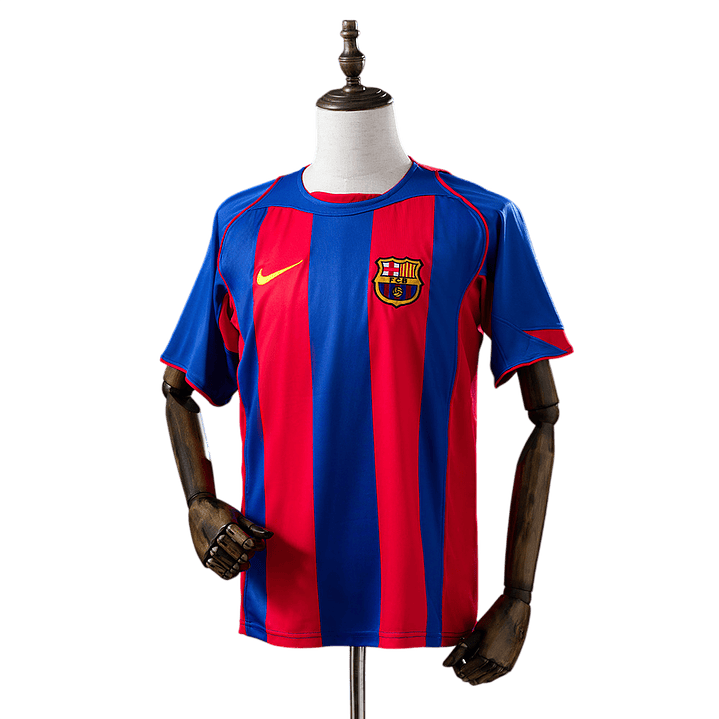 Barcelona - Camisola Principal 04/05 Retro 1