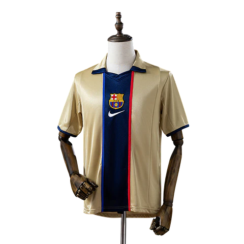 Barcelona - Camisola Secundária 01/02 Retro