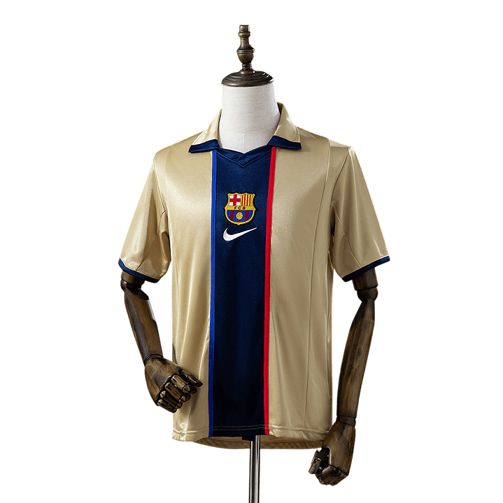 Barcelona - Camisola Secundária 01/02 Retro 1