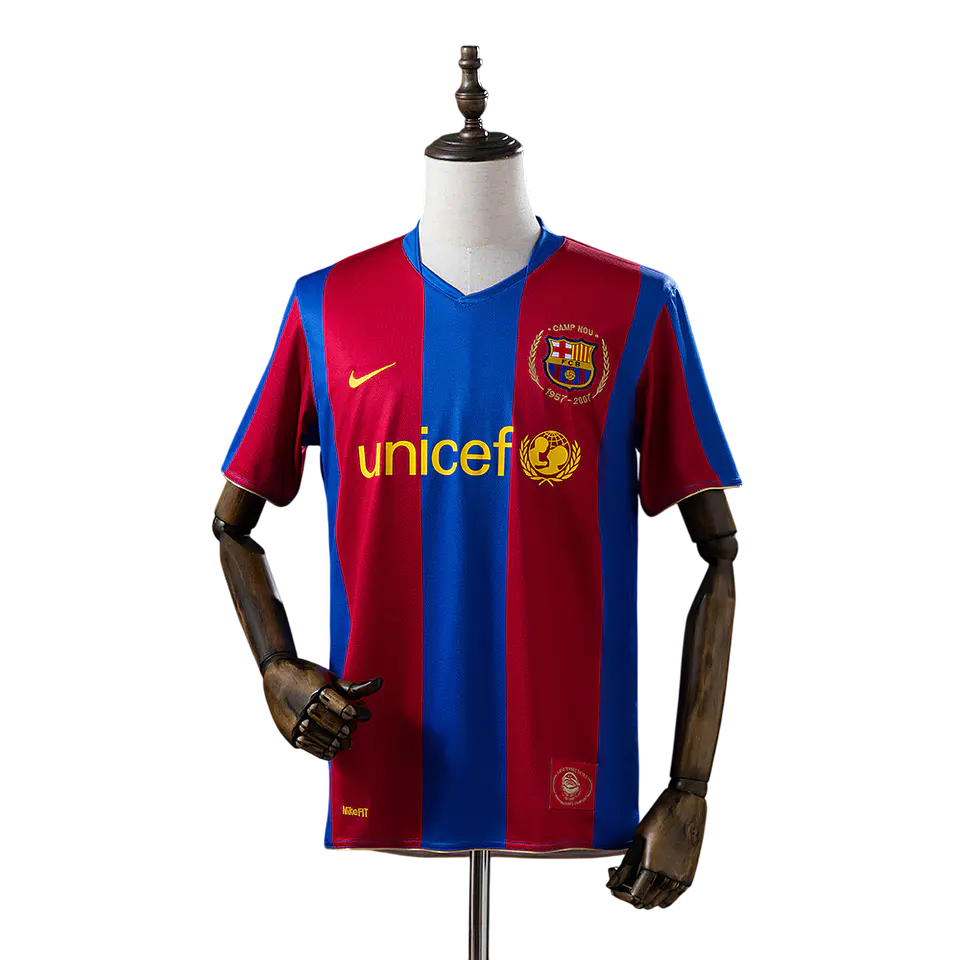 Barcelona - Camisola Principal 07/08 Retro 1