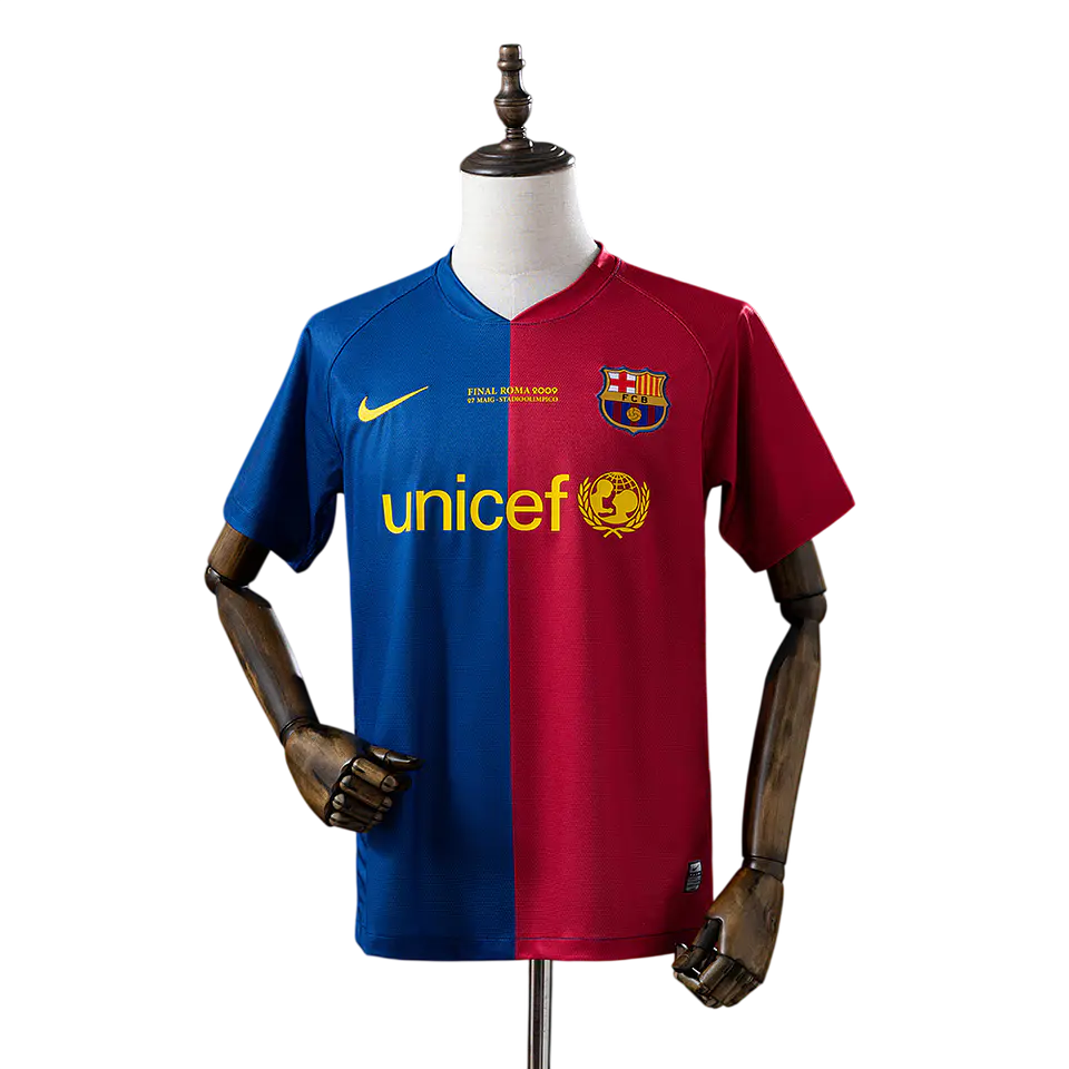 Barcelona - Camisola Principal Final UCL 08/09 Retro 1