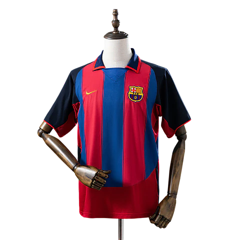 Barcelona - Camisola Principal 03/04 Retro