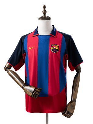 Barcelona - Camisola Principal 03/04 Retro