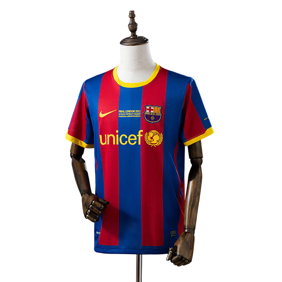 Barcelona - Camisola Principal Final UCL 10/11 Retro 1
