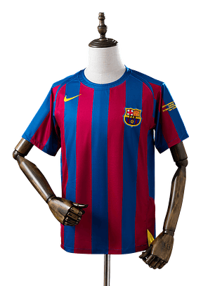 Barcelona - Camisola Principal Final UCL 05/06 Retro