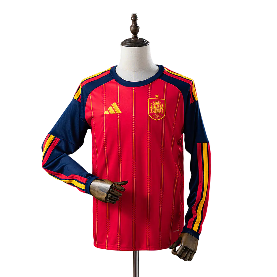 Espanha - Camisola Principal 26/27 Manga Comprida 1