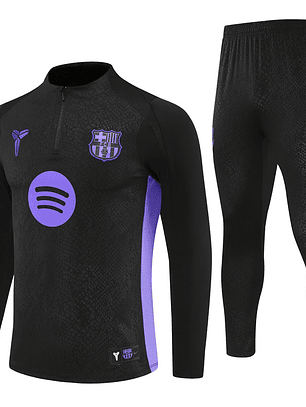 Barcelona - Fato de Treino Preto 25/26