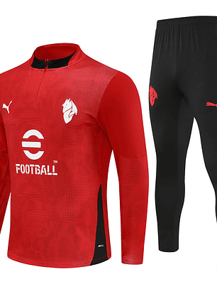 Ac Milan - Fato de Treino Vermelho 25/26