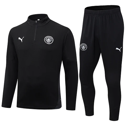 Manchester City - Fato de Treino Preto 25/26