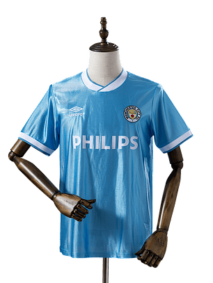 Manchester City - Camisola Principal 86/87 Retro
