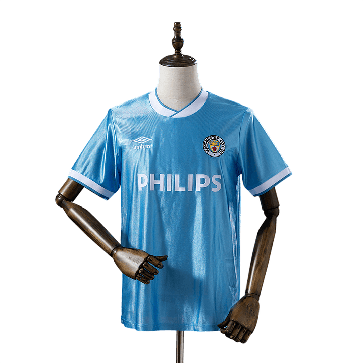 Manchester City - Camisola Principal 86/87 Retro 1