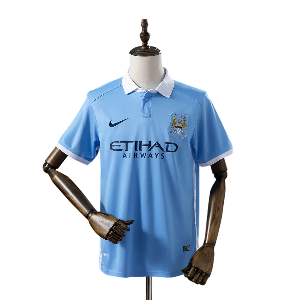 Manchester City - Camisola Principal 15/16 Retro 1