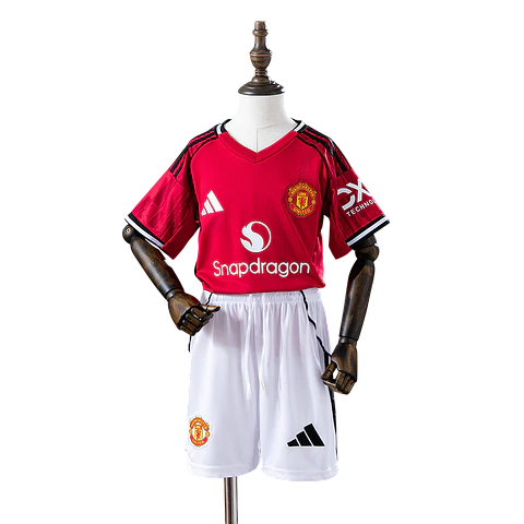 Manchester United - Kit Criança Principal 25/26