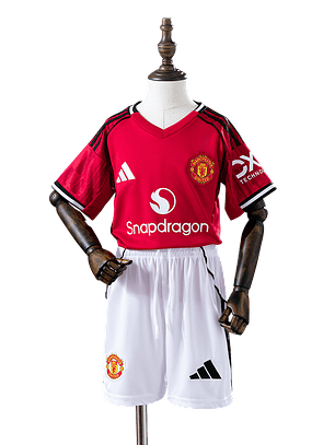 Manchester United - Kit Criança Principal 25/26