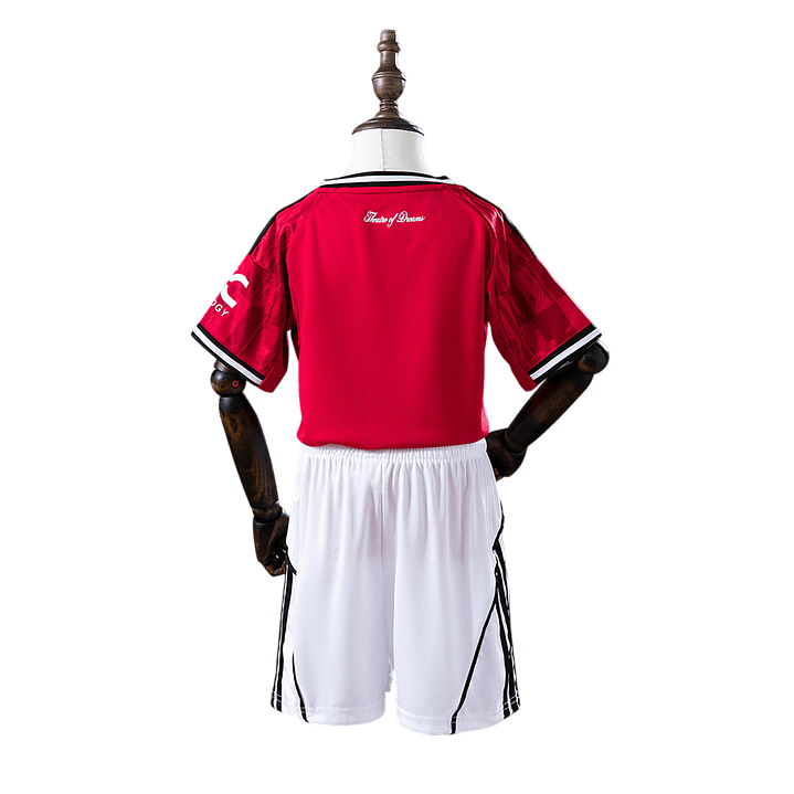 Manchester United - Kit Criança Principal 25/26 2