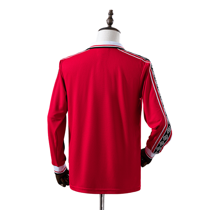 Manchester United - Camisola Principal 98/99 Retro Manga Comprida 2