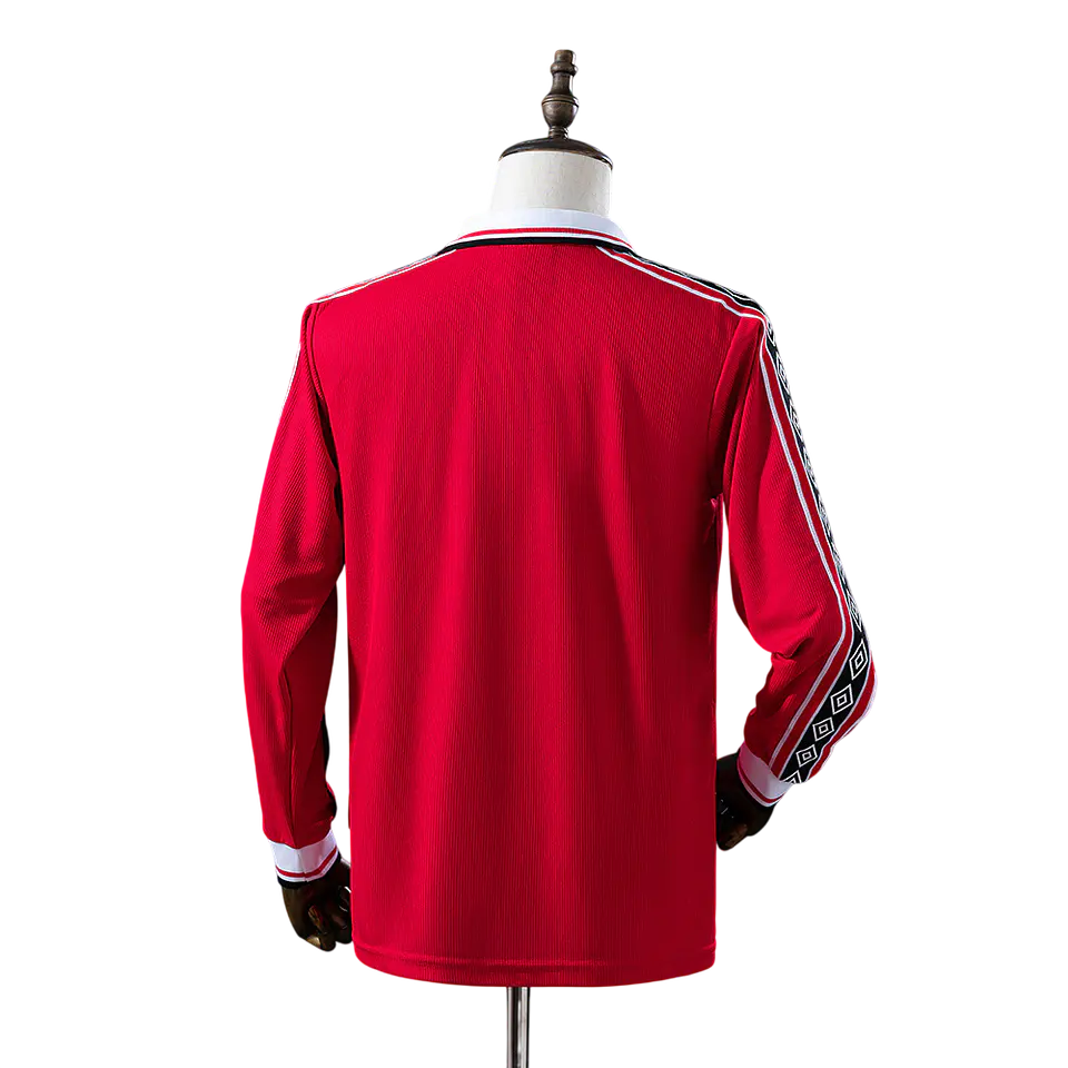 Manchester United - Camisola Principal 98/99 Retro Manga Comprida 2