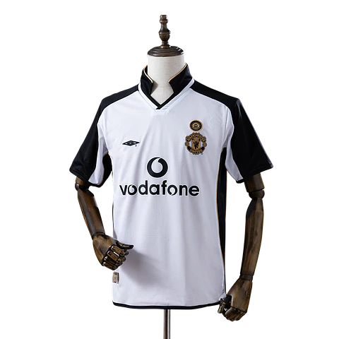 Manchester United - Camisola Edição 120 Anos Branca 01/02 Retro
