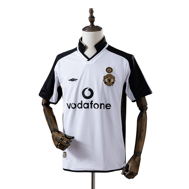 Manchester United - Camisola Edição 120 Anos Branca 01/02 Retro 1