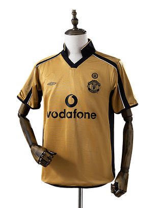 Manchester United - Camisola Edição 120 Anos Dourada 01/02 Retro