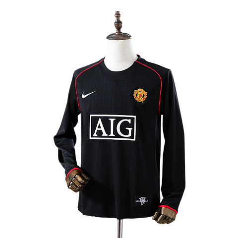 Manchester United - Camisola Secundária 07/08 Retro Manga Comprida