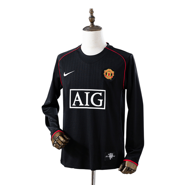 Manchester United - Camisola Secundária 07/08 Retro Manga Comprida 1