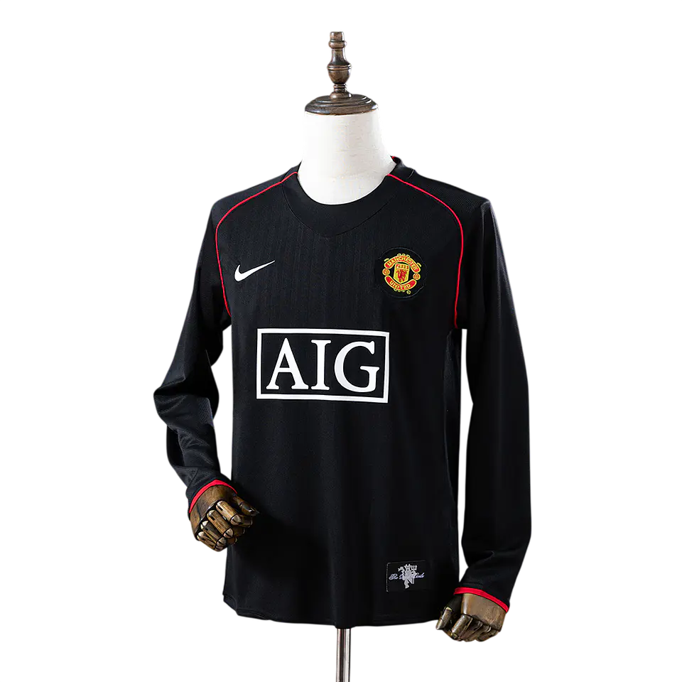 Manchester United - Camisola Secundária 07/08 Retro Manga Comprida 1