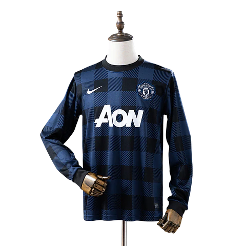 Manchester United - Camisola Alternativa 13/14 Retro Manga Comprida