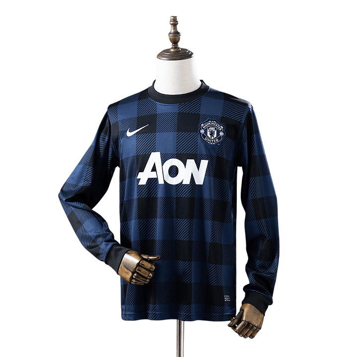 Manchester United - Camisola Alternativa 13/14 Retro Manga Comprida 1