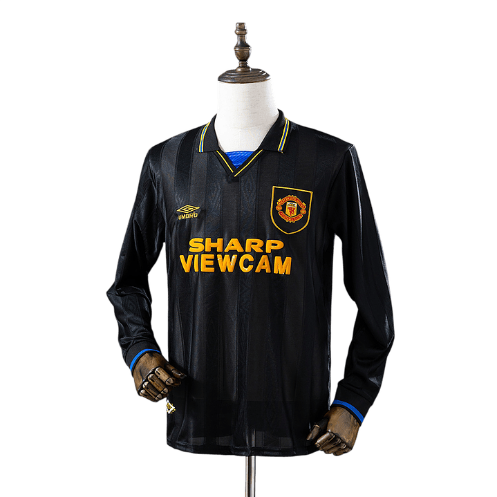 Manchester United - Camisola Secundária 93/95 Retro Manga Comprida 1
