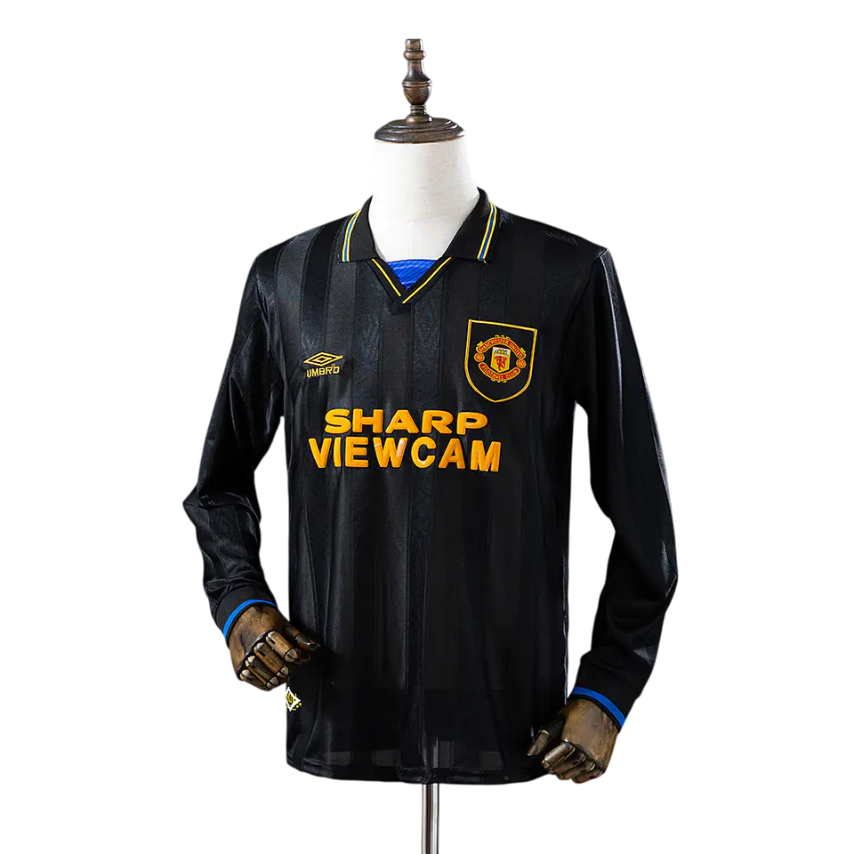 Manchester United - Camisola Secundária 93/95 Retro Manga Comprida 1