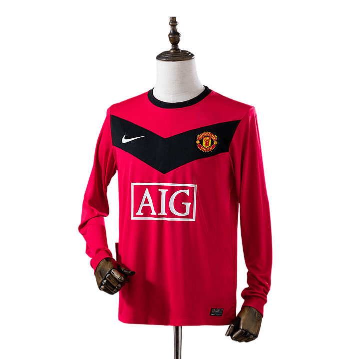 Manchester United - Camisola Principal 09/10 Retro Manga Comprida 1