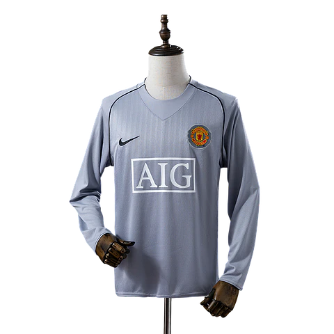 Manchester United - Camisola Guarda Redes 07/08 Retro Manga Comprida