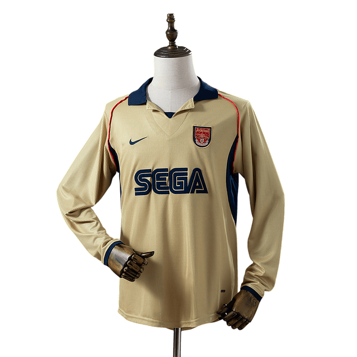 Arsenal - Camisola Secundária 01/02 Retro Manga Comprida 1