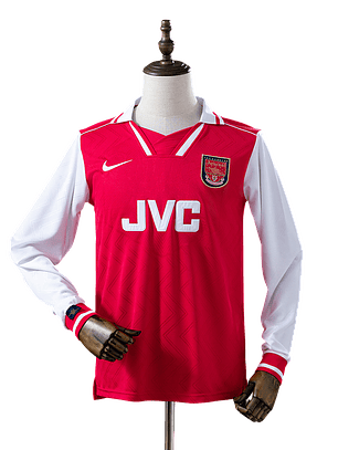 Arsenal - Camisola Principal 96/97 Retro Manga Comprida