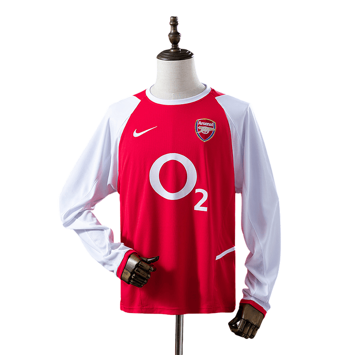 Arsenal - Camisola Principal 04/05 Retro Manga Comprida 1