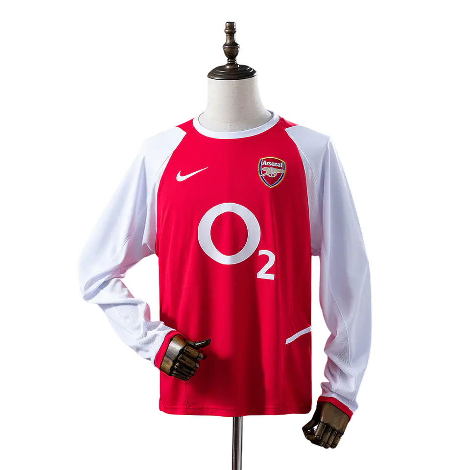 Arsenal - Camisola Principal 04/05 Retro Manga Comprida 1