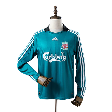 Liverpool - Camisola Secundária 08/09 Retro Manga Comprida