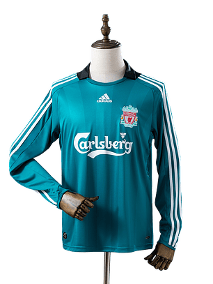 Liverpool - Camisola Secundária 08/09 Retro Manga Comprida