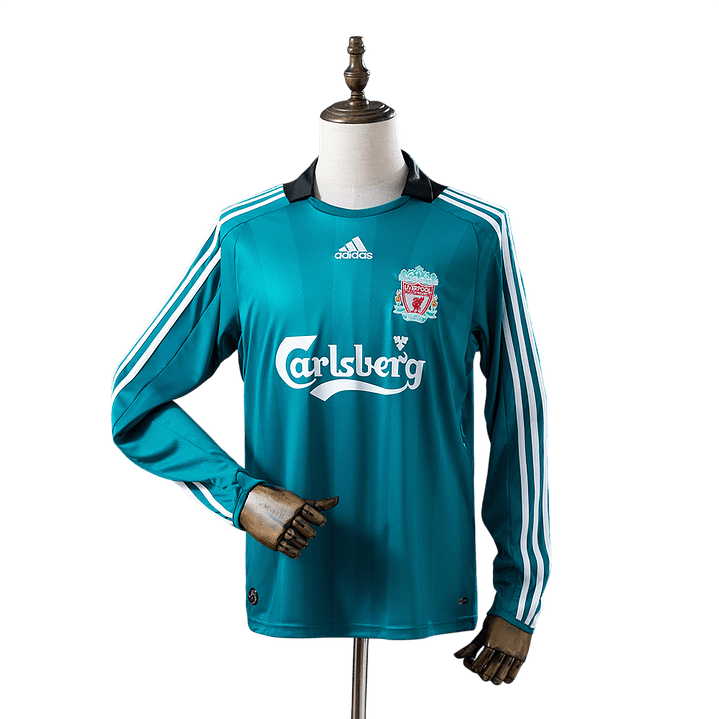 Liverpool - Camisola Secundária 08/09 Retro Manga Comprida 1