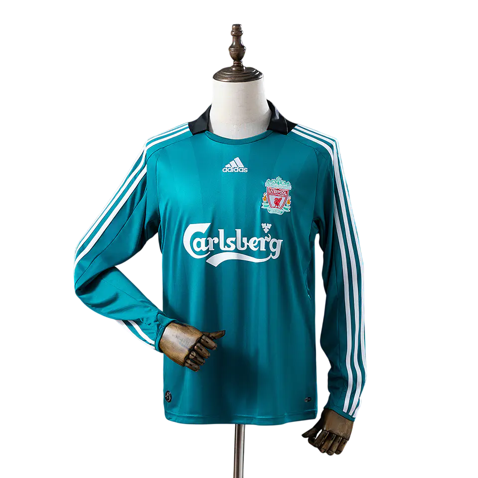 Liverpool - Camisola Secundária 08/09 Retro Manga Comprida 1