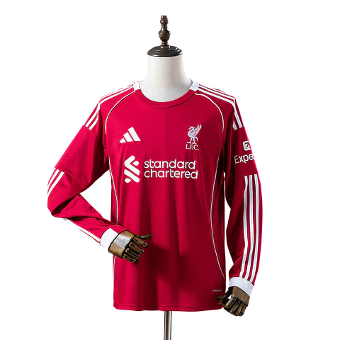 Liverpool - Camisola Principal 25/26 Manga Comprida