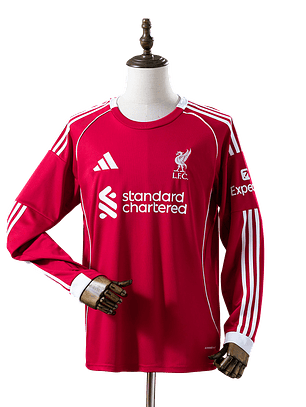 Liverpool - Camisola Principal 25/26 Manga Comprida